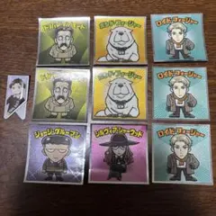 スパイファミリー　ビックリマンシール 9枚セットとクリップ