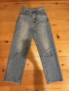 【美品】MOUSSY ストレートデニム 24インチ 029HSA12-0191