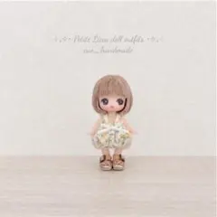 1817. ぷちリカちゃん 服 ෆ̈ チュールワンピース