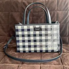 kate spade ショルダーバッグ チェック サムアイ　ケイトスペード