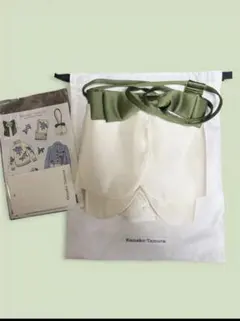 Kanako Tamura Satin Rose Bag