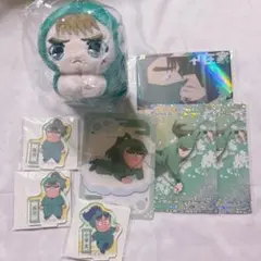 忍たま乱太郎　中在家長次　ハグキャラ　七松小平太　ミニアクスタ　カード類セット