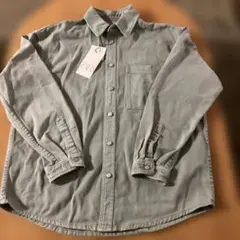 ZARA ライトブルー デニム風　厚手　ブルゾン　メンズL