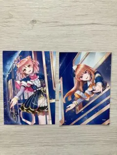 カラフルピーチ　ブロマイド　のあさん　えとさん　セット