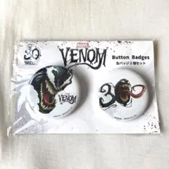MARVEL VENOM 30周年 缶バッジ2個セット