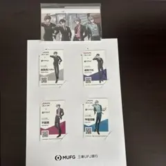にじさんじ 三菱UFJ銀行 ろふまお ROF-MAO 当選トレカ 通帳 一式