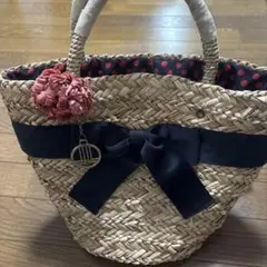 LANVIN en Bleu かごバッグ チャーム付きのサムネイル