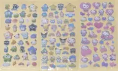 サンリオキャラクターズ シール コットンパフィ 3枚セット