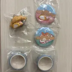 くら寿司 シナモロール 缶バッジ マスキングテープ