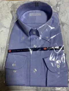 【新品未使用】メンズ ワイシャツ ブルー Lサイズ