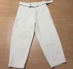 GU ホワイト ワイドパンツ