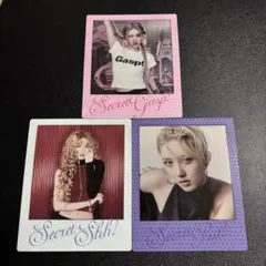 IVE ガウル secret 封入 Shh Gaps Psst 3枚 ポラロイド