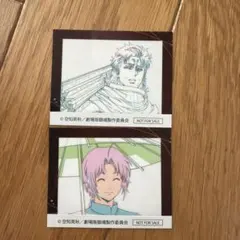 劇場版 銀魂 吉原大炎上 入場者特典第5弾 アニメ原画 ステッカー　神威　阿伏兎