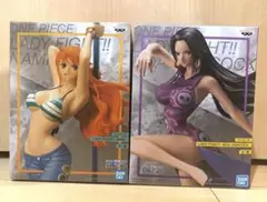 ワンピース　LADY FIGHT!! ナミ　ハンコック　フィギュアのサムネイル