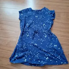 Seraph 半袖ワンピース 110 ネイビー