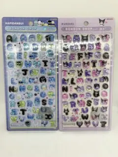 【正規品】サンリオ ボンボンドロップシール もじ はぴだんぶい＆クロミ
