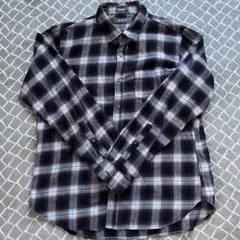 ナノユニバース　チェック柄シャツ XL