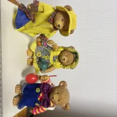 テディベア フィギュア 3体セット