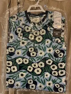 ユニクロ×マリメッコ　グラフィック Tシャツ(半袖) ブルー　120