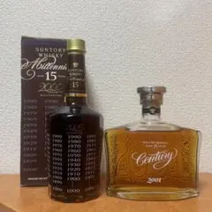 SUNTORY ミレニアム センチュリー 15年 ウイスキー コレクション 2025年最新】サントリー センチュリー 15年の人気アイテム - メルカリ