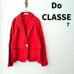 DoCLASSE オレンジ テーラードジャケット リネン サイズ7のサムネイル