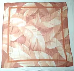 JulietaVaanai 大判 スカーフ フェザー 羽 シフォン アプリコット