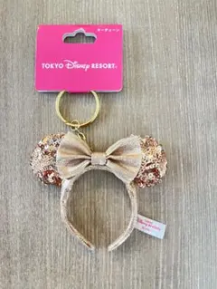 東京ディズニーリゾート ミニー カチューシャ キーチェーン キーホルダー