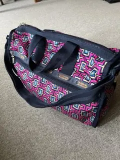 LeSportsac ボストンバッグ 幾何学模様