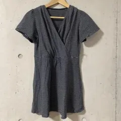 ベルメゾン 千趣会 コットン ストレッチ ボーダー カシュクール マタニティ