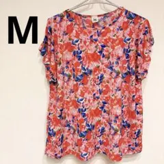 Sew In Love 半袖 花柄 Tシャツ ブラウス ピンク M