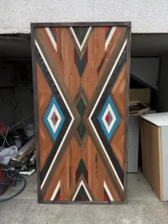 ネイティブ柄　ヴィンテージパネル