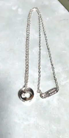 ディズニー ミッキー ミニー シルバー ネックレス