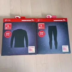 ユニクロ　超極暖　上下セット　　メンズ　ＸＬ　新品未使用