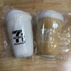 Happyくじ『セブン-イレブン』　B賞セブンカフェぬいぐるみチャーム2点セット