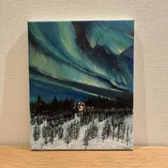 夜空の輝き】アクリル画 F3 風景画 絵画 原画 海の絵 - メルカリ