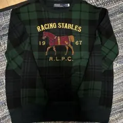 K*️様 正規品　Polo by Ralph Lauren チェック柄スウェット