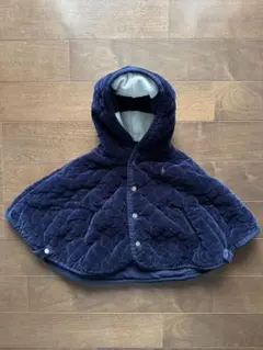 Ralph Lauren ベビーベロアかキルティングポンチョ