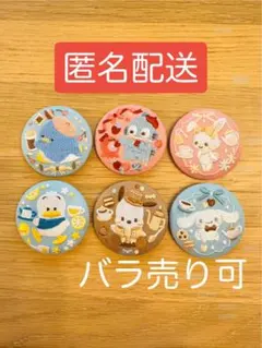 サンリオ 刺繍 缶バッジ　6種セット