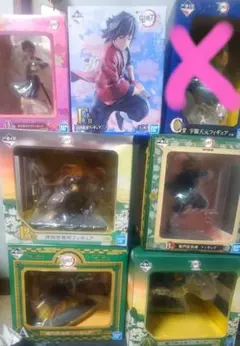 バンダイ 一番くじ 鬼滅の刃　フィギュア ６体セット