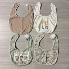 POLO にこにこぷん スタイ 4枚セット