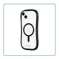 iPhone 14 15 Plus 高速充電 耐衝撃ハイブリッドケース ブラック