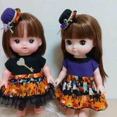 メルちゃんソランちゃんサイズの服 ハロウィンワンピース２着セット