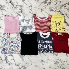 トップス　Tシャツ　80cm 8点セット　まとめ売り　女の子　ベビー　キッズ