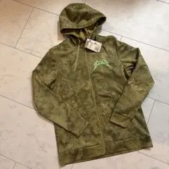 Nike カーキ ジップアップパーカー M