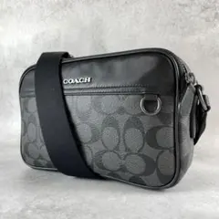 【極美品】コーチ C4149 ショルダーバッグ レザー 斜め掛け シグネチャー COACH コーチ ショルダーバッグ シグネチャー 横型 カメラバッグ