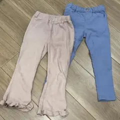 バースデイ　コーデュロイパンツ・ストレッチパンツ　2本セット　120