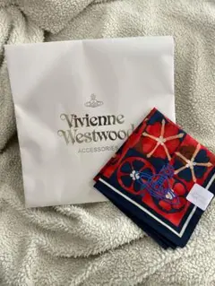 Vivienne Westwood ハンカチ レッド ネイビーのサムネイル