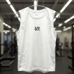 【新品】メンズ タンクトップ 速乾 XXL 筋トレ ノースリーブ ジム ホワイト