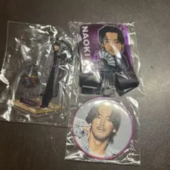 小林直己　缶バッチ　アクリルチャーム　フォンタブ付きネックストラップ