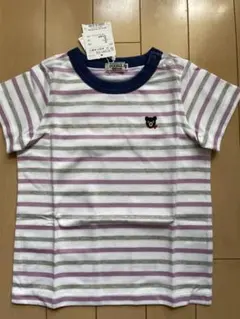 【新品】ダブルビー ミキハウス　ストライプ Tシャツ